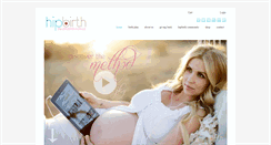 Desktop Screenshot of hipbirth.com